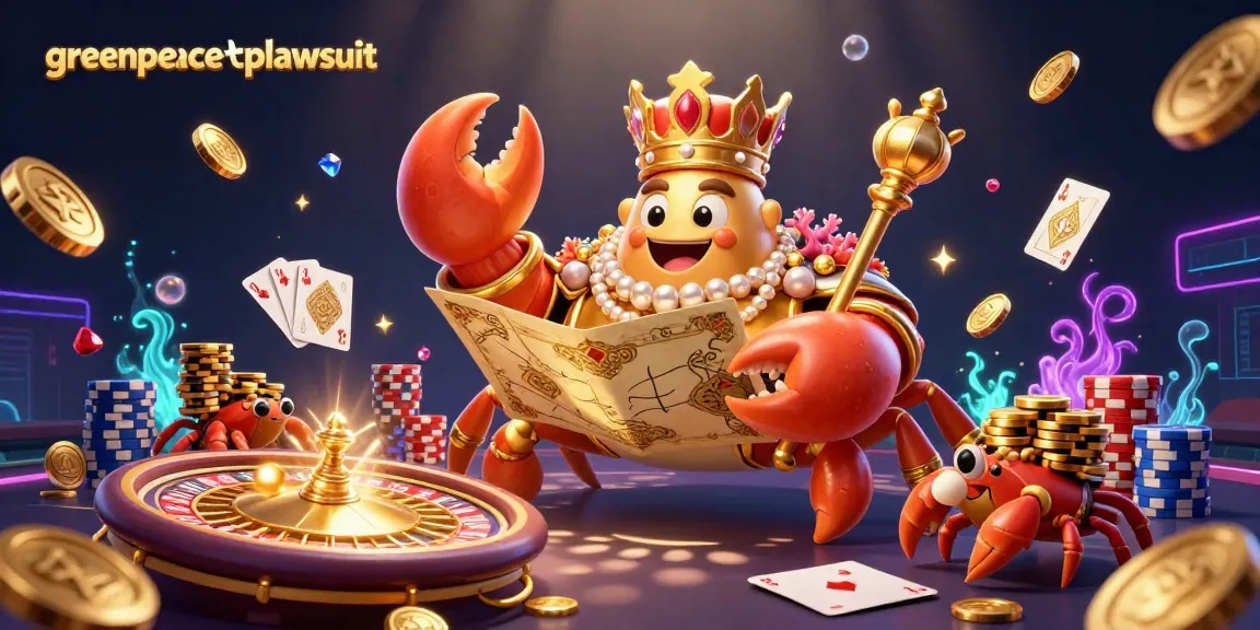 Engage in thrilling gameplay on greenpeaceetplawsuit with golden crab and vibrant casino elements.