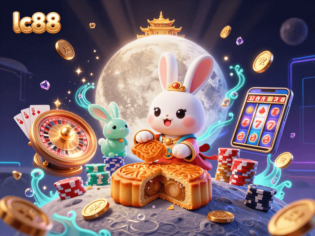 Engage with lc88's thrilling casino experience through vibrant visuals of games and rewards.