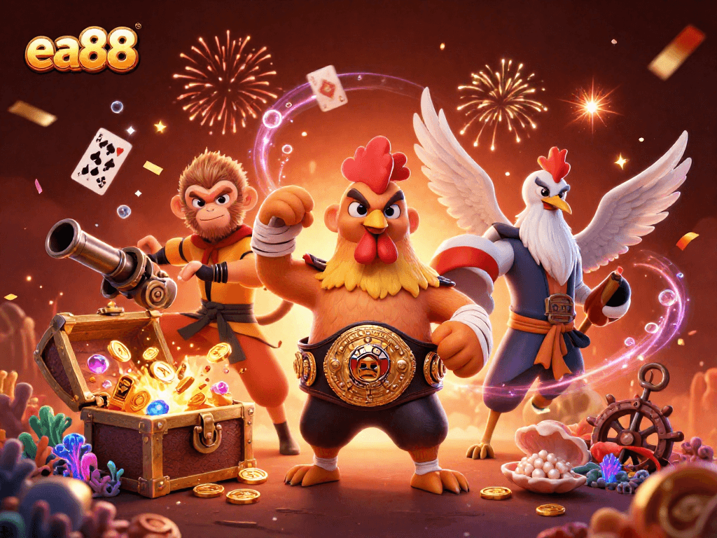 Engage in thrilling events at ea88 with dynamic characters in a vibrant casino atmosphere.