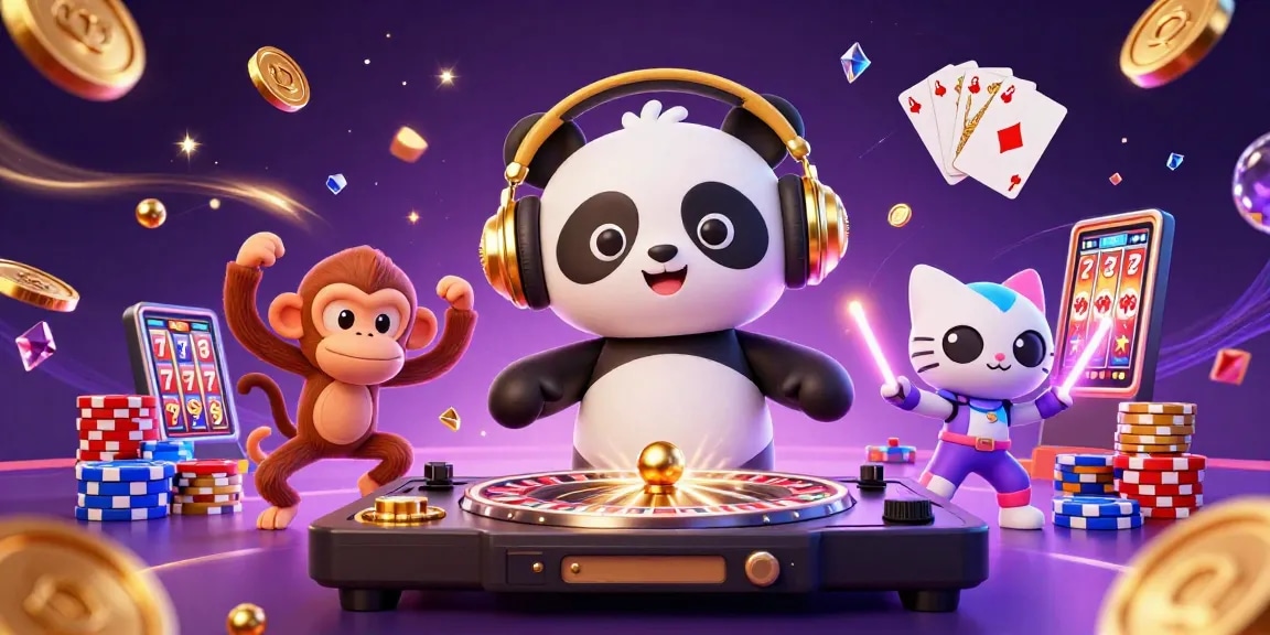 Experience the thrill of pub88’s online gaming with fun characters and vibrant casino elements.