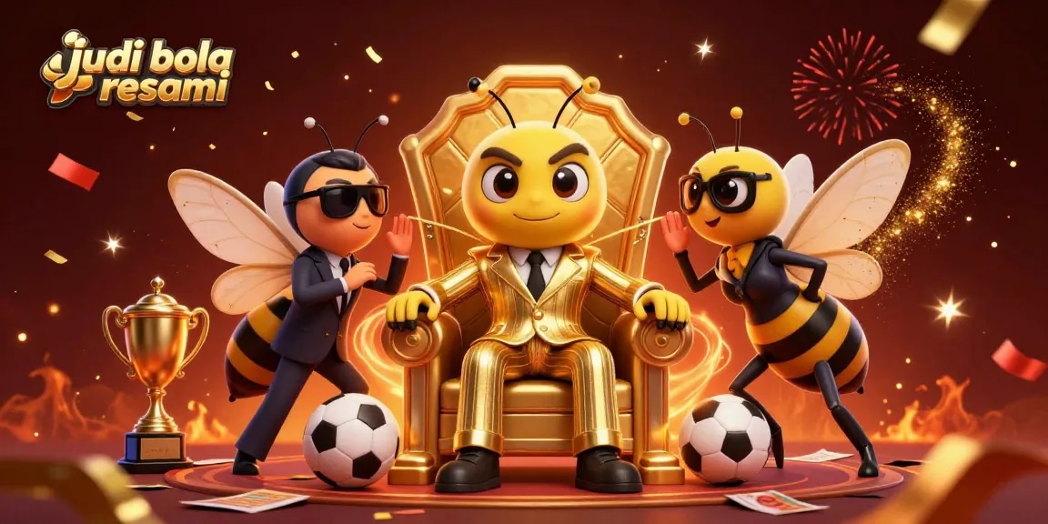 Engage in thrilling judi bola resmi with high-stakes sports bets featuring dynamic action and vibrant characters.
