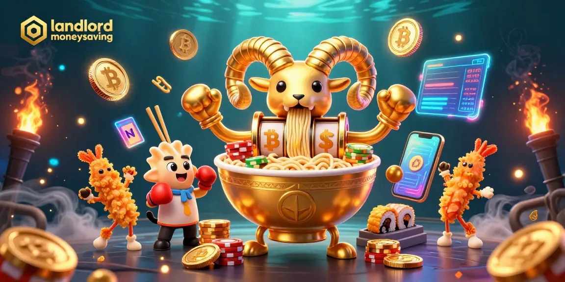 landlordmoneysaving interactive online casino scene with vibrant characters and fun game elements
