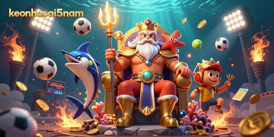 Experience thrilling sports betting with keonhacai5nam, where winning trophies and dynamic game elements collide.