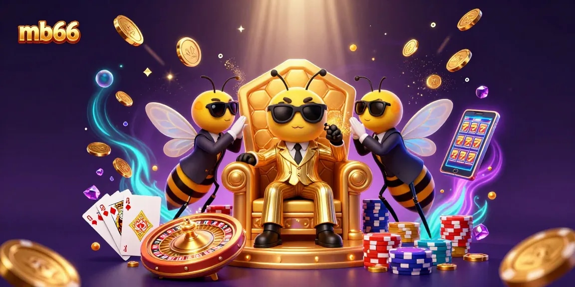 Spin the reels at mb66 with a bumblebee mob boss and exciting casino elements!