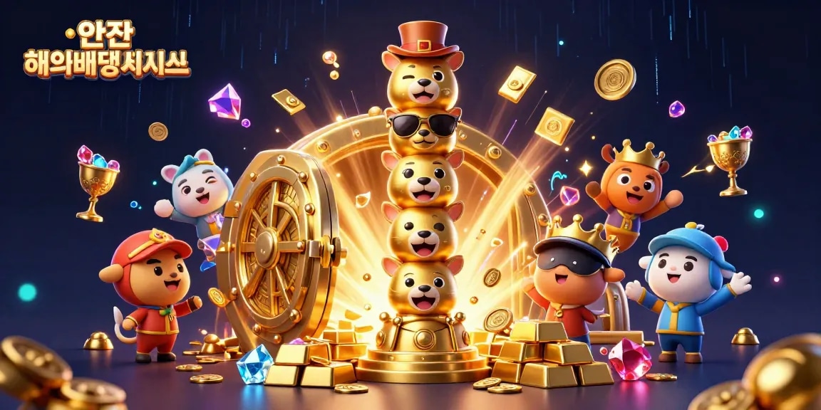 Engage in a vibrant gaming experience with 안전 해외배팅사이트 featuring a dynamic casino illustration.