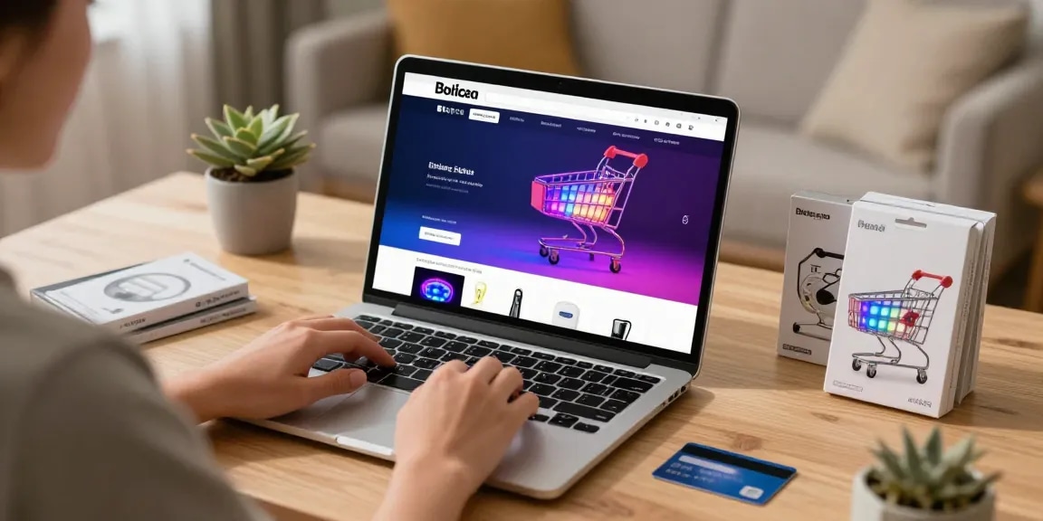 Banda led products showcased on a modern desk during online shopping for the best e-commerce deals.