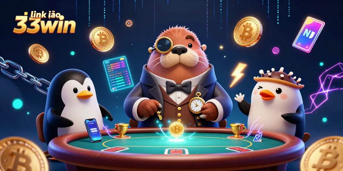 Join the fun at link vào 33win with exciting poker games featuring amusing ocean characters.