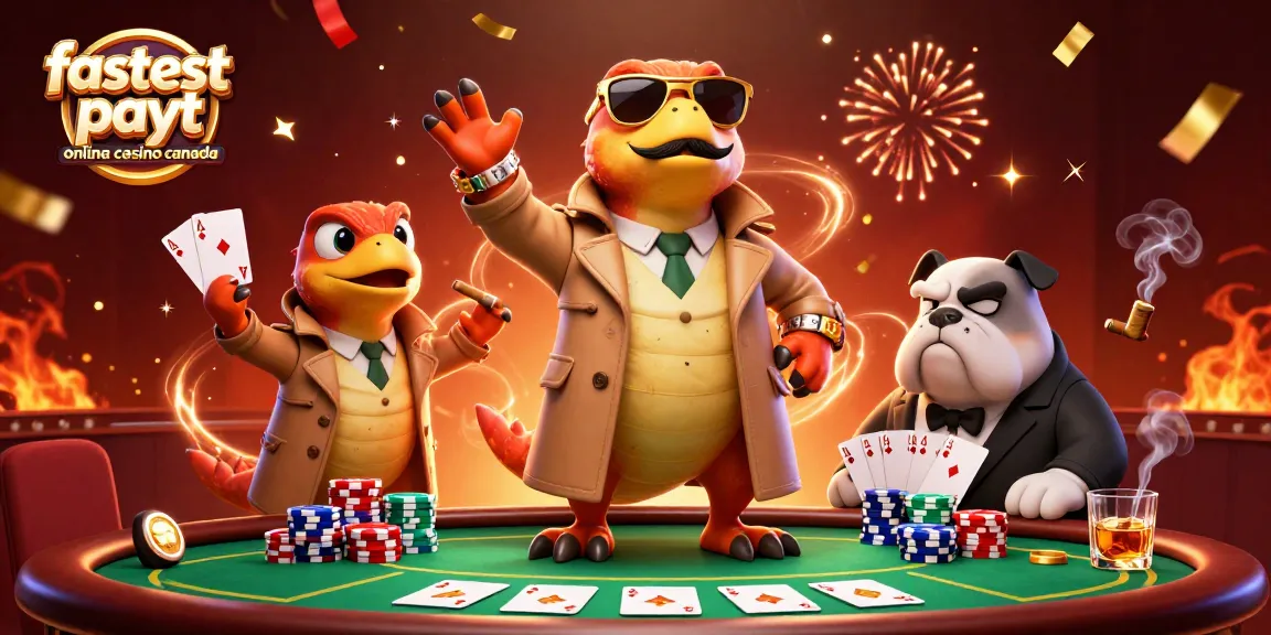 Experience the excitement of the fastest payout online casino Canada with raptors and poker action!