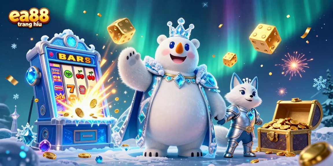 Experience thrilling gaming at ea88 trang chủ with vibrant scenes of jackpots and creative casino elements.