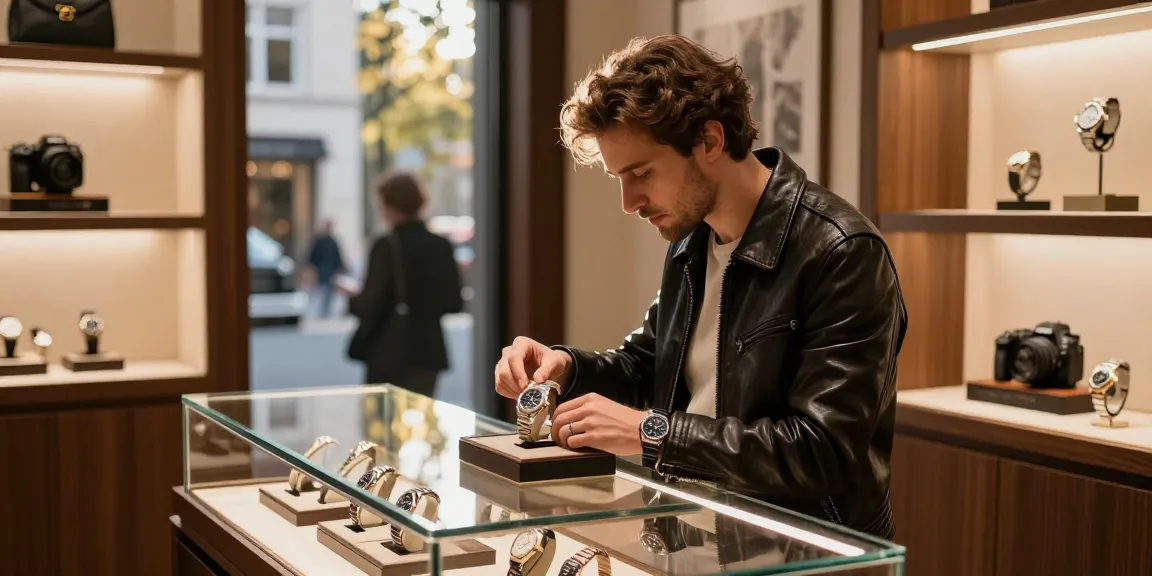 Exquisite replica watches displayed in a modern boutique showcasing luxury timepieces.