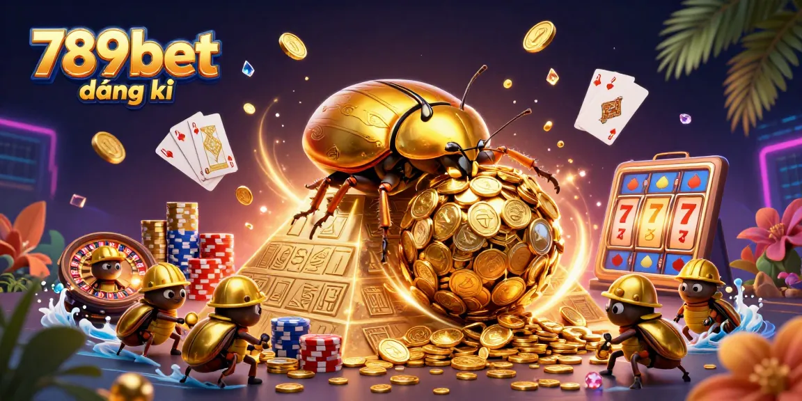 Spin into action with 789bet đăng ký as golden coins cascade and luck soars in an exciting casino scene.