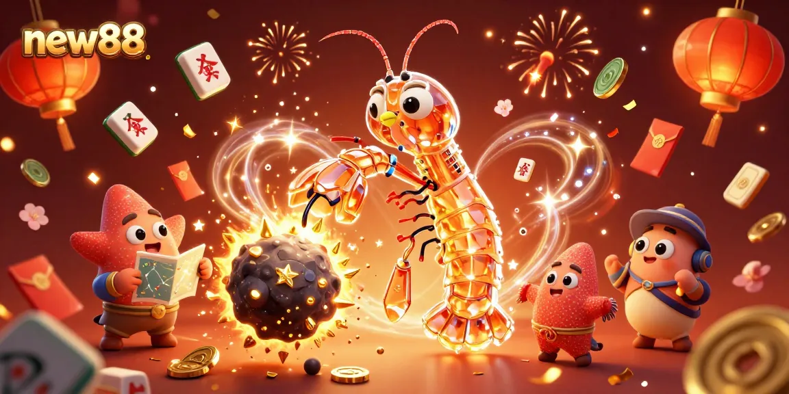 Engage in thrilling gameplay at new88 with a vibrant casino scene featuring fantasy characters.