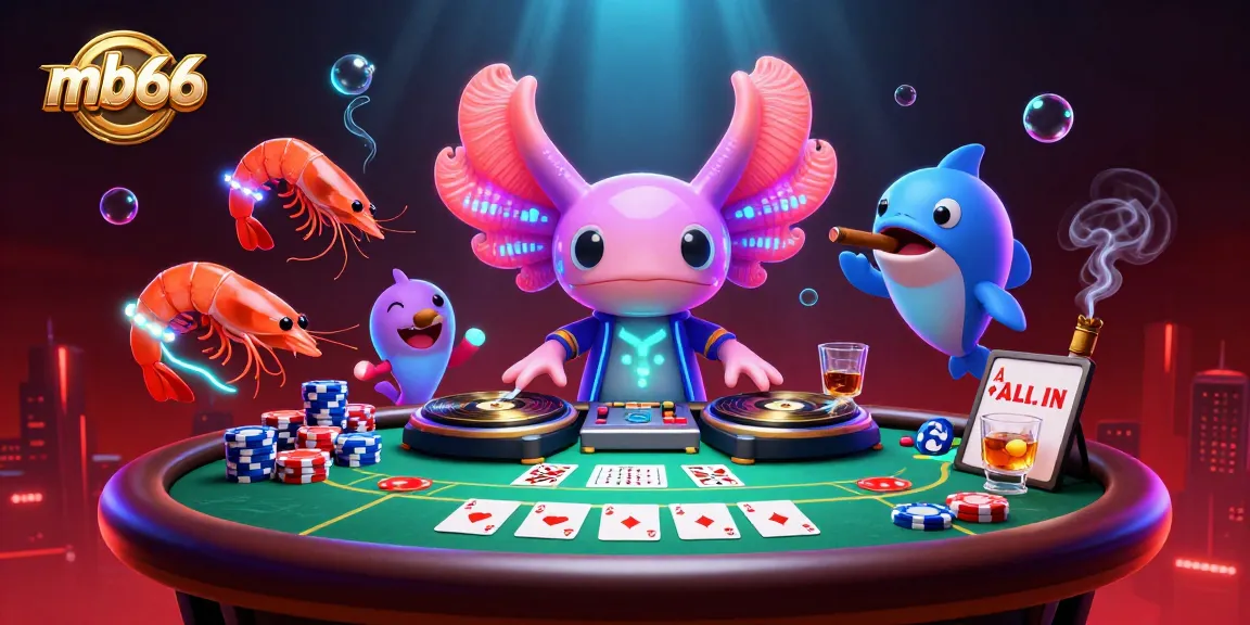 Experience the thrill at mb66 with vibrant underwater casino action and dynamic poker elements.