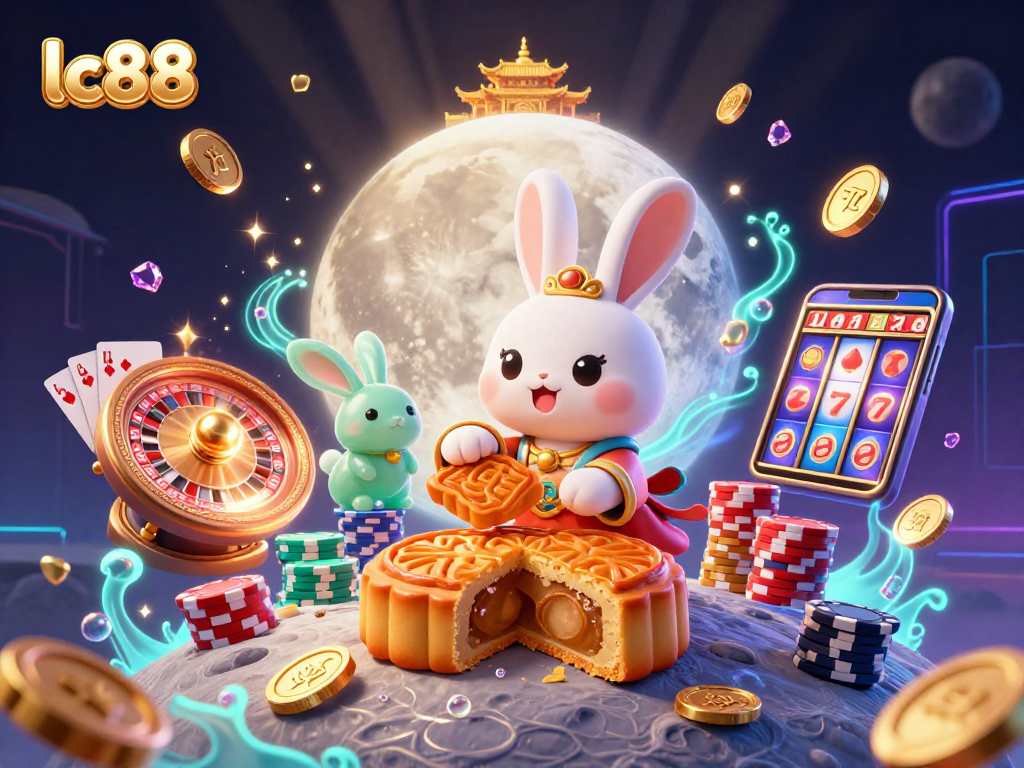 Engage with lc88's thrilling casino experience through vibrant visuals of games and rewards.