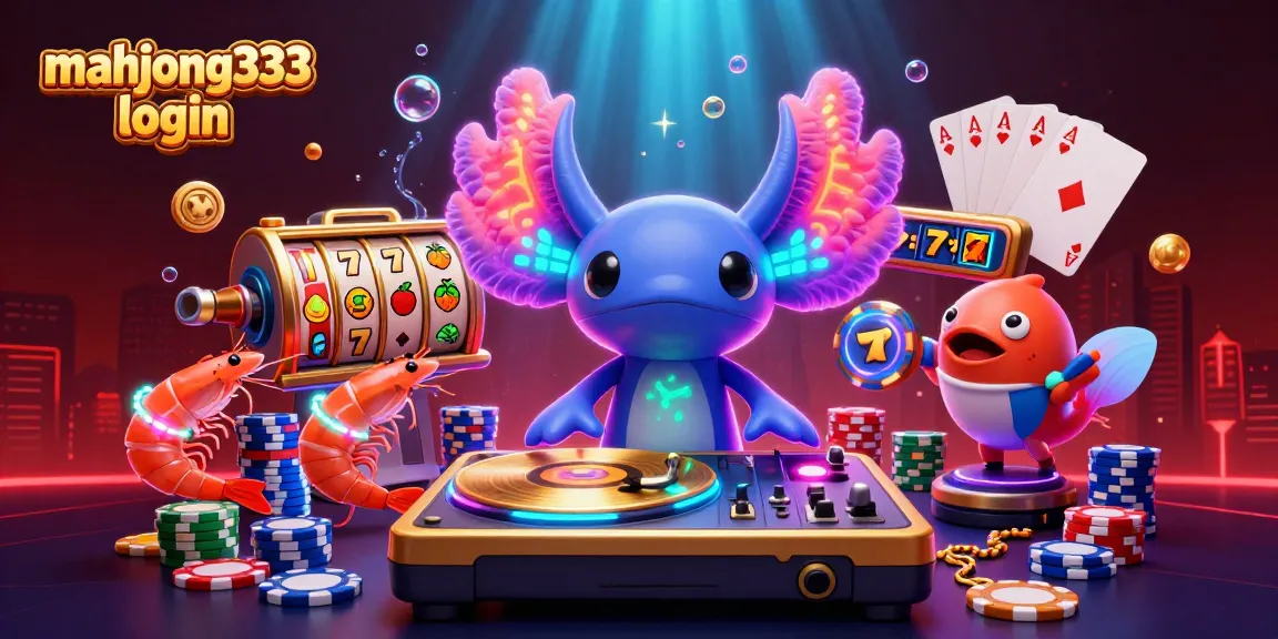 Experience mahjong333 login with vibrant casino action in this lively underwater party scene.