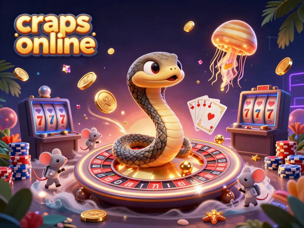 Engage in craps online with vibrant cosmic characters and dynamic betting action.