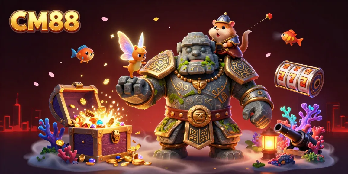 Join the excitement at CM88 with a rich underwater treasure hunt and vibrant casino action!