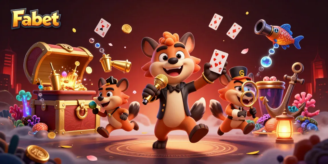 Experience exhilarating fun at Fabet's comedy casino club featuring lively hyena characters.