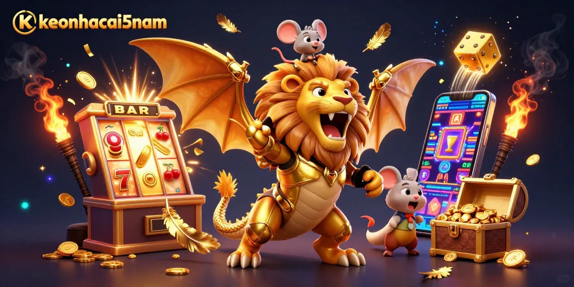 Experience top-tier gameplay with keonhacai5nam's thrilling jackpot slots and golden rewards.