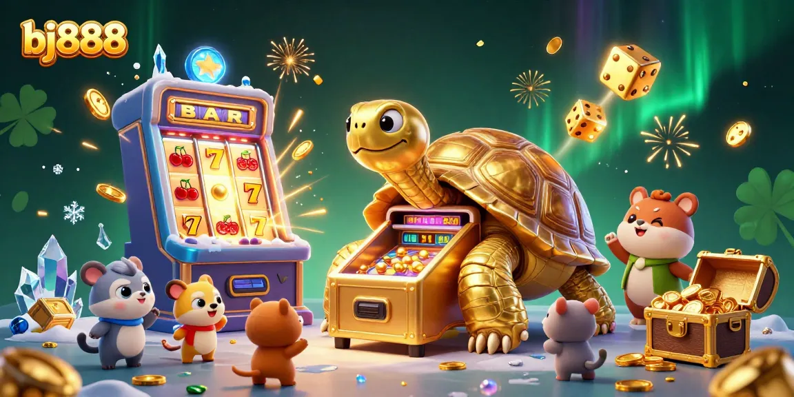 Experience thrilling gameplay with bj888 at this vibrant casino-themed illustration packed with exciting elements.