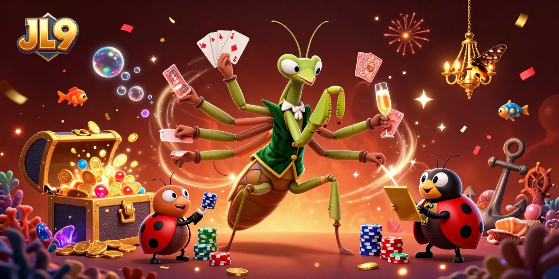 Engage with JL9's thrilling online casino experience featuring vibrant 3D characters and dynamic game elements.