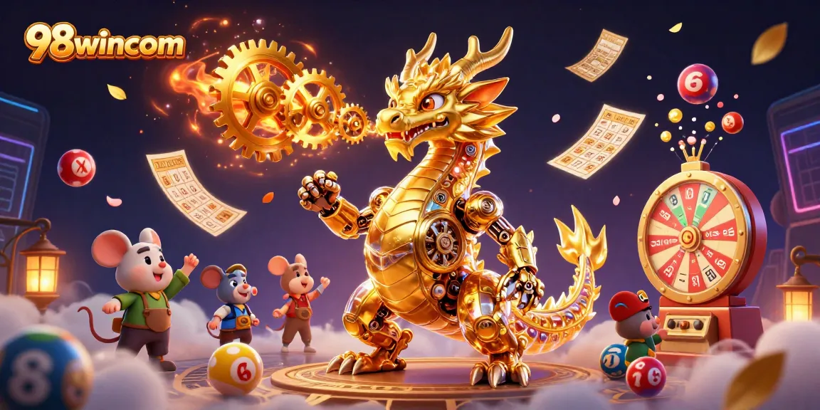 Engage with thrilling 98wincom lottery excitement featuring vibrant balls and dynamic prizes.