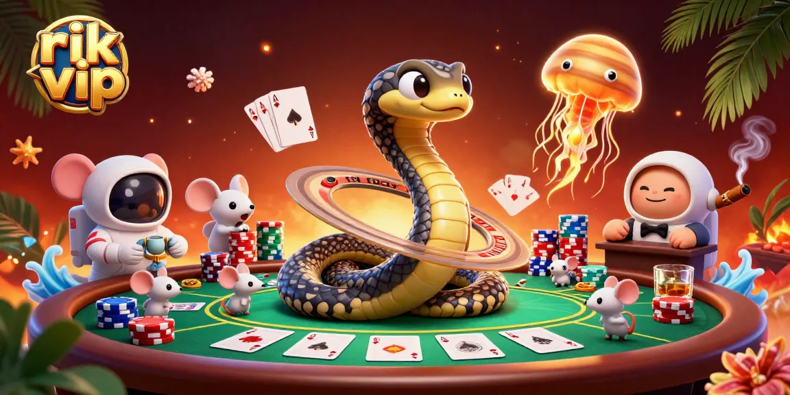 Experience thrilling gameplay at rik vip with cosmic elements and engaging poker action.