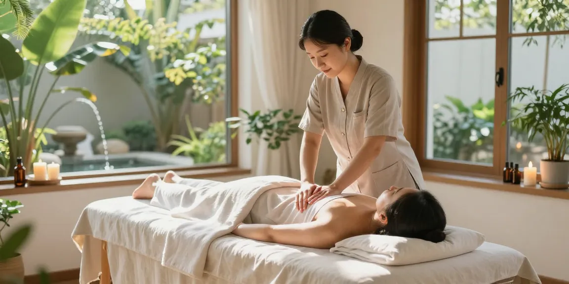 Experience a serene 종로출장마사지 session with soothing ambiance and expert therapist.