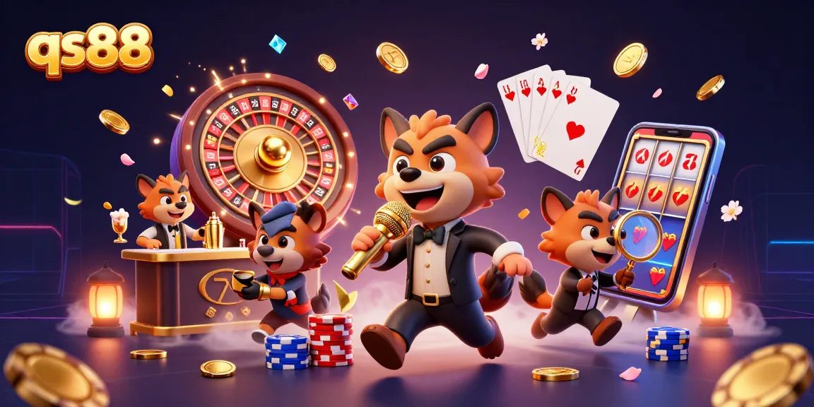 Experience thrilling moments at qs88 casino with hyena comedians, bartenders, and bouncers in action