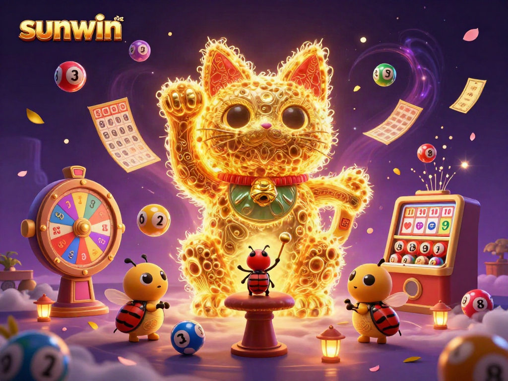 Experience the excitement of winning strategies with sunwin chính thức's captivating illustration featuring dynamic casino elements.