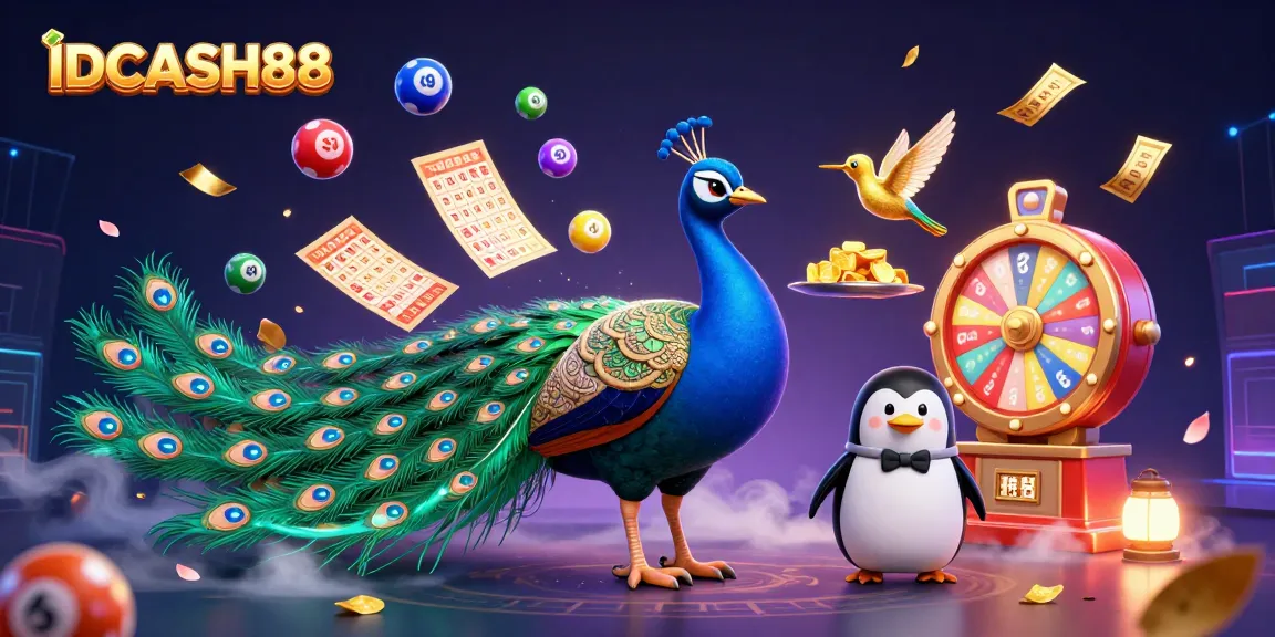 Experience the excitement of winning at IDCASH88 with vibrant 3D casino elements and characters!