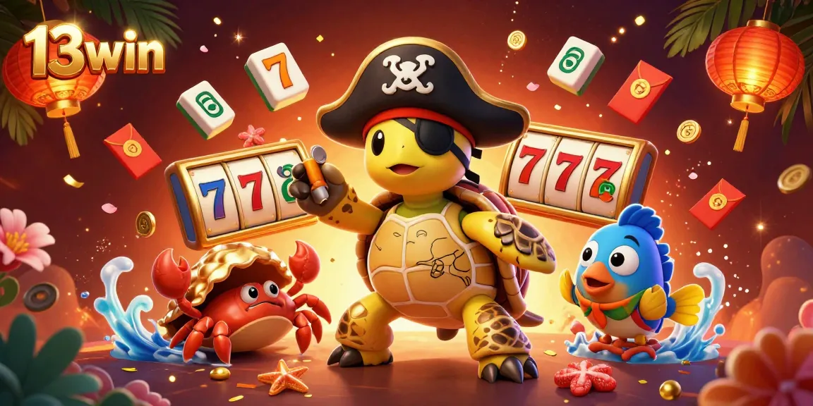 13win offers thrilling slot game adventures with vibrant characters and dynamic casino elements.