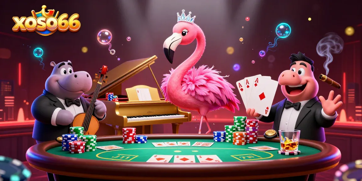 Experience the thrill of xoso66 with vibrant characters and dynamic gambling elements.