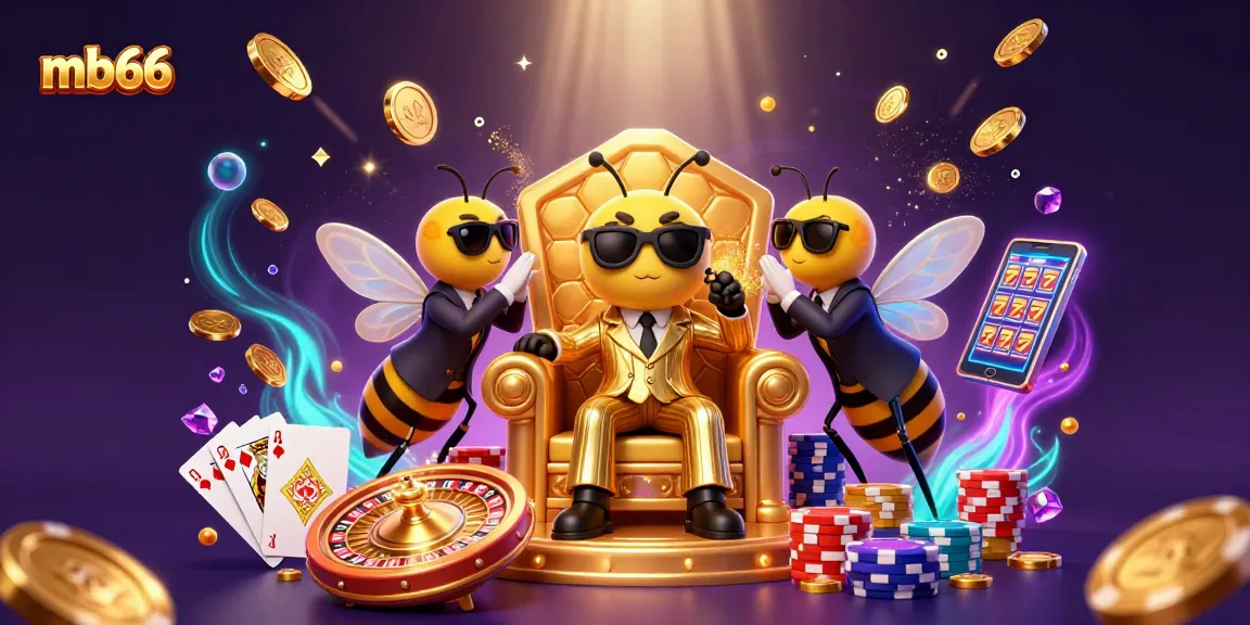 Spin the reels at mb66 with a bumblebee mob boss and exciting casino elements!