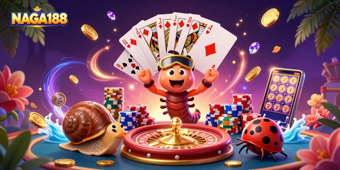 Raih kemenangan di NAGA188 dengan dealer kartu unik, chip besar, dan efek gemerlap.