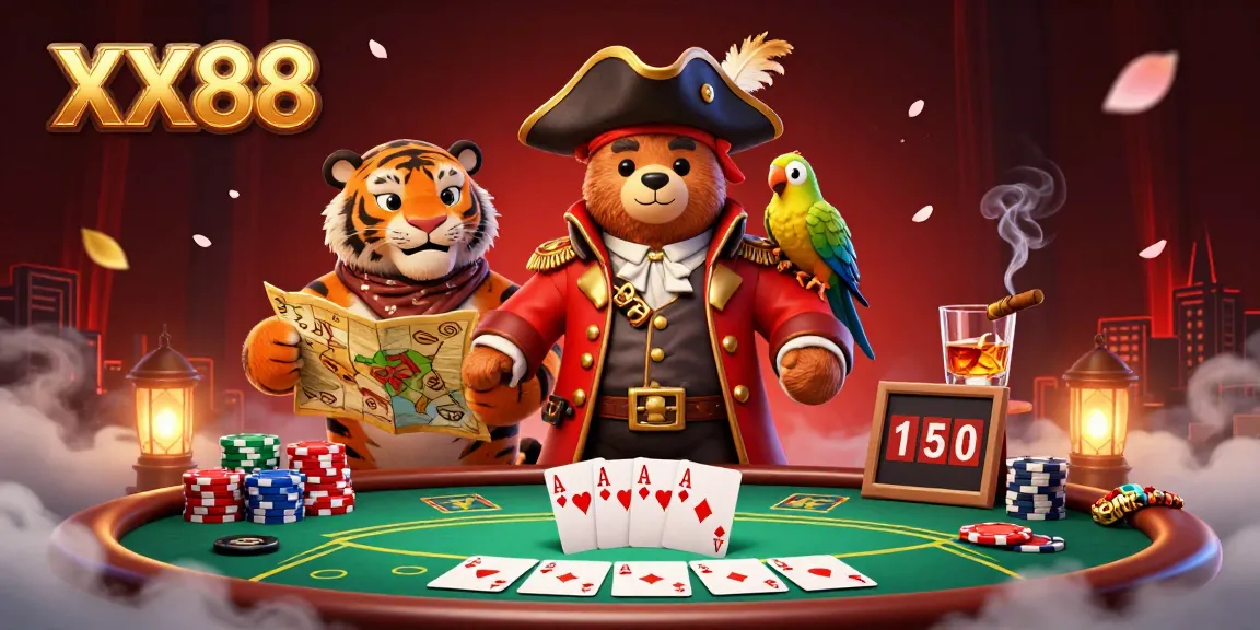 Engage in thrilling gameplay at XX88 with vibrant 3D characters and dynamic casino elements.