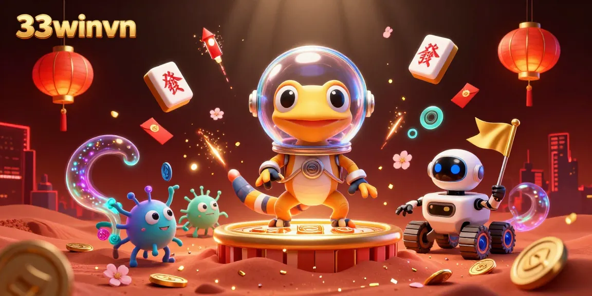 Experience the thrill of 33winvn with a vibrant casino adventure under alien skies.