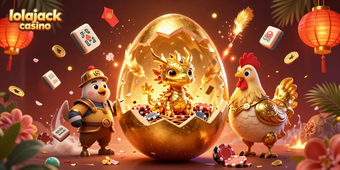 Experience thrilling gameplay at lolajack casino with vibrant golden elements and exciting game symbols.