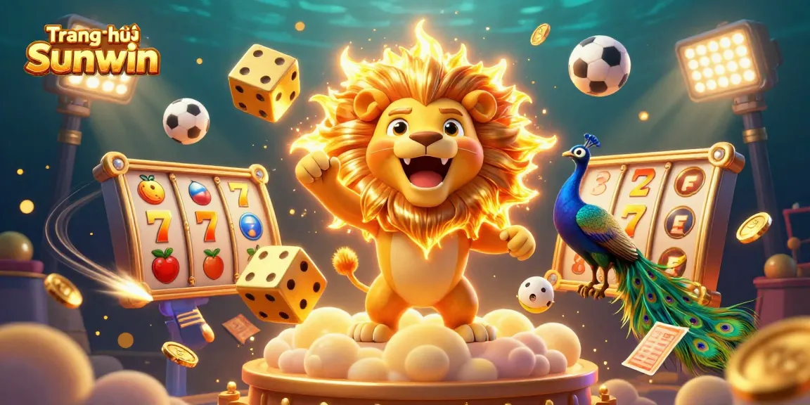 Engage with Trang chủ Sunwin through 3D casino-themed graphics showcasing vibrant games and excitement.