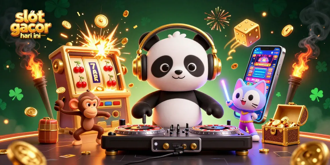 Experience thrilling wins with slot gacor hari ini featuring vibrant 3D characters and casino elements.